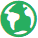 Green Globe Icon